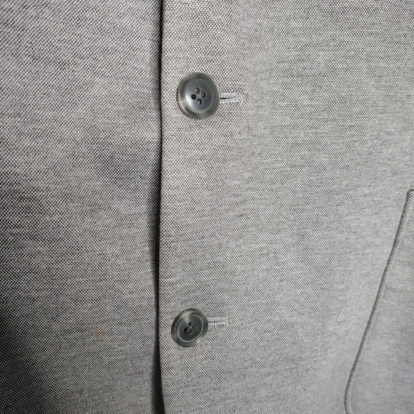 JF J.ferrar Slim Fit Gray Sport Two Buttons Style Coat Sz L42/44R Spandex - Picture 6 of 14
